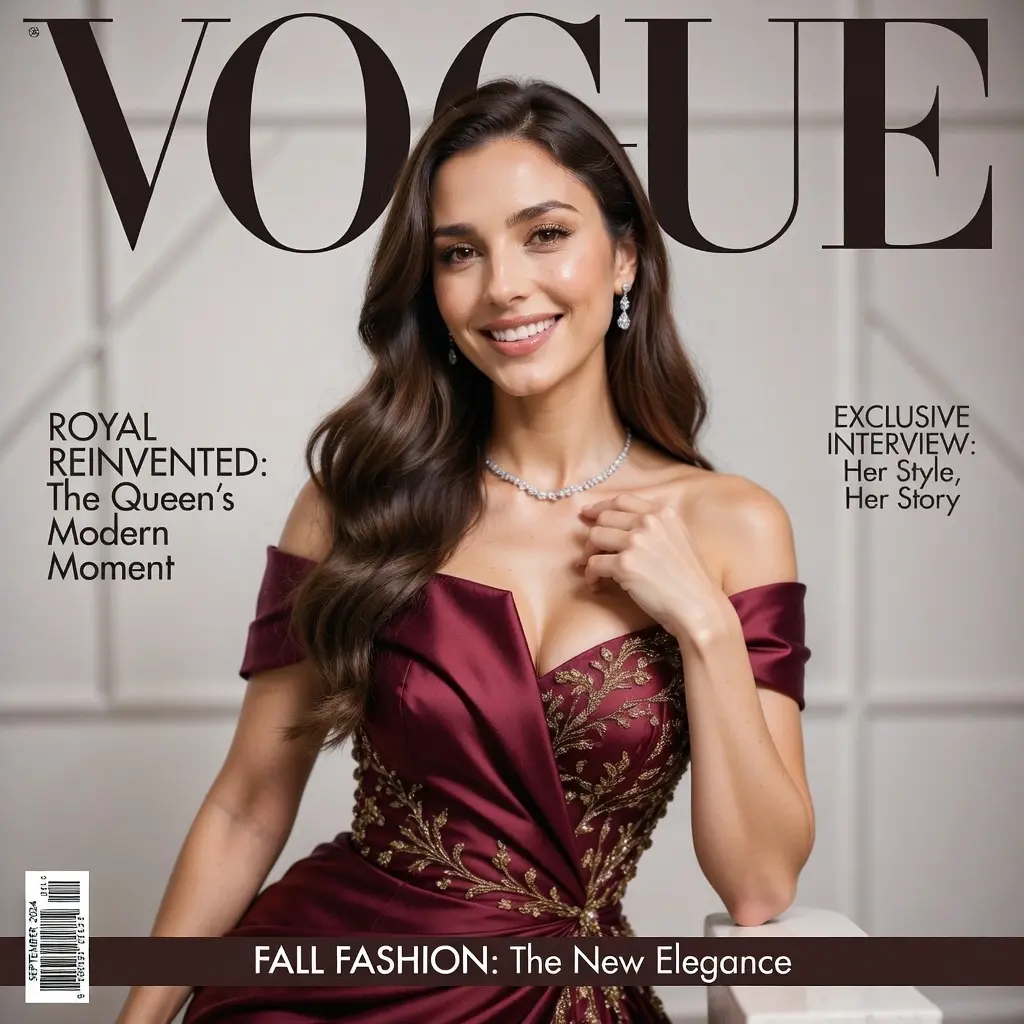 AI Output: High Fashion Magazine Cover